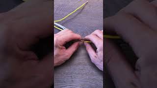 Effective electrical wire joining technique 🔌👍shorts diy diylifehack viralchannel technique [upl. by Rokach]