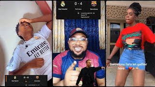 SHOCKING REACTIONS Real Madrid Fans Furious After 40 Loss to Barcelona [upl. by Netsyrc]