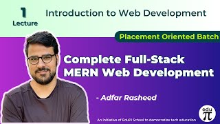 Introduction to Web Development  Lecture 01 [upl. by Hales436]