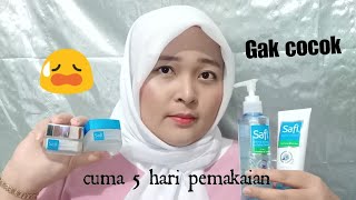 SKINCARE SAFI WHITE EXPERT  REVIEW JUJUR  KECEWA [upl. by Lu719]