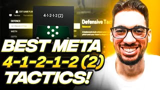 THE BEST META 412122 FORMATION amp CUSTOM TACTICS FOR EAFC 24 ULTIMATE TEAM [upl. by Ahsele693]