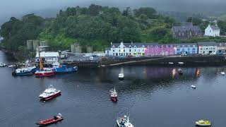 Portree Isle of Skye Drone 4K [upl. by Ramhaj]