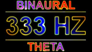 PURE 333HZ BINAURAL BEATS 🔊  8D  THETA WAVES  1 HOUR VERSION [upl. by Nazarius64]