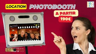 location de photobooth  Borne selfie sur le pays de retzPornic St Brévin FrossayPort st Pére [upl. by Attiuqaj598]