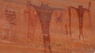 Buckhorn Draw Pictograph Panel  Rock Art  Petroglyph  San Rafael Swell In SouthCentral Utah [upl. by Worrell]