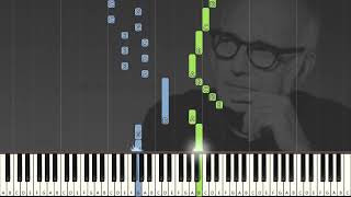 Divenire  Ludovico Einaudi  Piano Tutorial  Synthesia  How to play  Easy Piano [upl. by Anirrak]