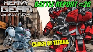 Heavy Gear Blitz TTS Battle Report 26  South vs Peace River 100TV [upl. by Broeder]