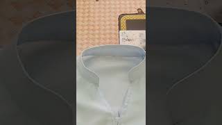 Half Collar Making on Lining Suit  ban neck design Collar Cutting [upl. by Alleiram420]