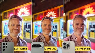 Pixel 9 Pro XL vs iPhone 15 Pro Max vs Samsung Galaxy S24 Ultra camera comparison [upl. by Sherborne]