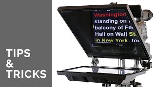 How to use TELEPROMPTERS Autocues with Tips and Tricks [upl. by Jehiel96]