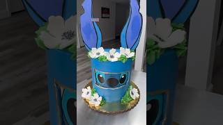 Who likes Lilo and stitch StitchCake Stitch LiloAndStitch CakeArt HowToDecorateACake [upl. by Hanway]