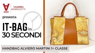 IT BAG IN 30 SECONDI  Borsa a Mano Alviero Martini 1 Classe [upl. by Kallman]