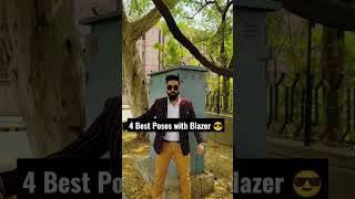 Poses for Boys💥 😎  Blazer For Men 🔥 Blazer outfit ideas✨shorts viralshorts photoshoot blazer [upl. by Naedan]