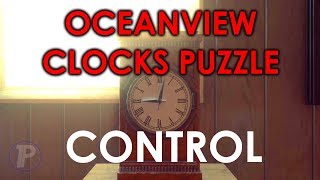 Oceanview Motel Clocks Puzzle Solve  CONTROL game  A Matter of Time  Tips and Tricks [upl. by Anir]