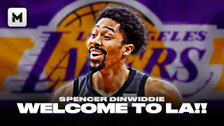 SPENCER DINWIDDIE WELCOME TO THE LAKERS [upl. by Nalyk]