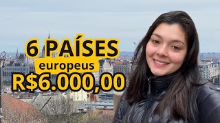 A FORMA MAIS BARATA DE VIAJAR PELA EUROPA  QUANTO CUSTA UM MOCHILÃO DE 50 DIAS PELO LESTE EUROPEU [upl. by Annasoh]