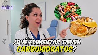 🍘¿QUE ALIMENTOS TIENEN CARBOHIDRATOS 🍝 Dra Melissa Tejeida [upl. by Omsare305]