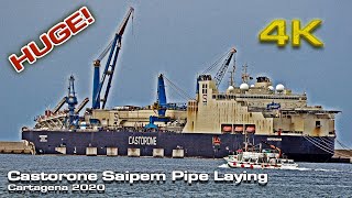 Castorone Saipem Pipe Laying Vessel [upl. by Selym555]