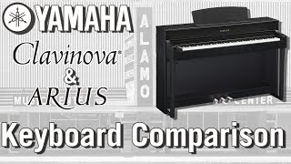 Arius vs Clavinova  Whats the difference between a 1999 and a 2699 Yamaha Digital Piano [upl. by Ariayek425]