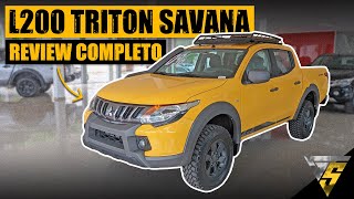 L200 TRITON SAVANA 2023  REVIEW COMPLETO [upl. by Hak883]