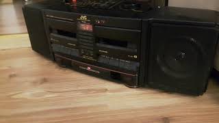 JVC PCV88 vs Panasonic RXCT980 90s boombox battle  compare [upl. by Edrea823]