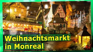 Weihnachtsmarkt im historischen Ortskern von Monreal in der Eifel [upl. by Raul]