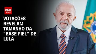 Votações revelam tamanho de “base fiel” de Lula  BASTIDORES CNN [upl. by Sirtaeb]