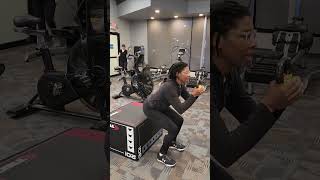 Goblet squat to strengthen quads amp glutes [upl. by Kirwin509]