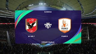 Al Ahly vs Pharco FC 28062024 Egyptian Premier League PES 2021 [upl. by Mays14]