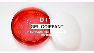 DIY Gel coiffant au miel hydratant et démêlant [upl. by Frasier]