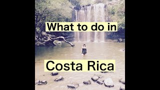 What to do in Costa Rica [upl. by Nylsaj216]