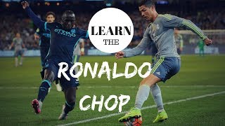 LEARN CRISTIANO RONALDO SKILLS  THE RONALDO CHOP  PRSOCCERART TUTORIALS 19 [upl. by Terrena6]