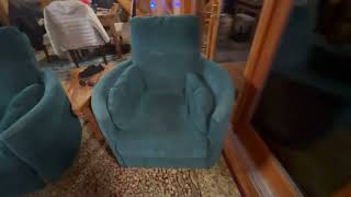 Radius  Peacock Power Swivel Glider Recliner [upl. by Aicirtal]