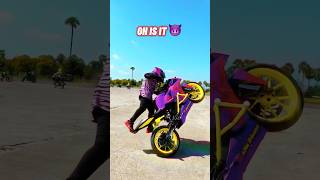 How about KTM RC Experience 💜🌈🔥 தமிழ் stuntbike ktmdhana [upl. by Anazraf]