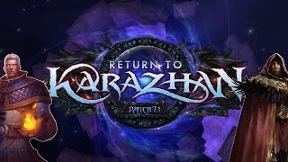 World Of Warcraft Legion  Khadgar return to Karazhan [upl. by Afira370]