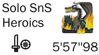 Fatalis SnS Solo 55798  Heroics  MHWI PC [upl. by Delisle]