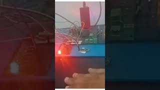 Radar using PIC16F877A microcontroller electronics iotproject coding smartphone tech [upl. by Calli]