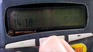 Retro Tech  old Motorola PagerBipper [upl. by Packer]