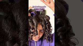 How to get PERFECT HAIR with rollers 💆‍♀️🫶🏼 shorts hairstyles hairrollers [upl. by Coppock]