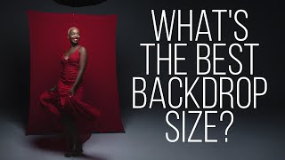 How to Choose the Best Backdrop Size for Portrait Photography [upl. by Raddy942]