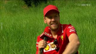 F1 2020 Steiermark GP Qualifying Vettel Interview ORF FULL [upl. by Auof607]