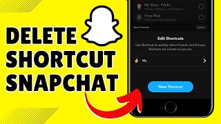 How to DELETE Snap Shortcut  DELETE Snapchat Shortcuts Step by Step [upl. by Ase]