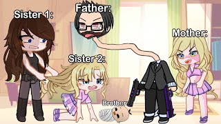 Normal Family VS Gacha Family 😨 [upl. by Mateusz]