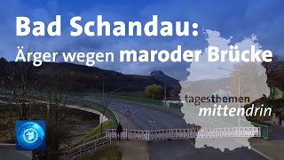 Bad Schandau Marode Brücke sorgt für Ärger  tagesthemen mittendrin [upl. by Ellery]