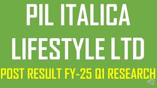 PIL ITALICA LIFESTYLE LTD  LATEST NEWS ON PIL ITALICA LIFESTYLE LTD  NEWS ON PIL ITALICA TODAY [upl. by Reniti]