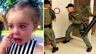 Girl Calls 911 and Asks For A Pizza Cops Faces Turn Pale After Finding This In Her Home [upl. by Adnimra]