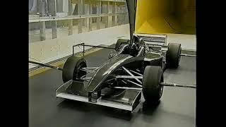 1996  McLaren MP411 wind tunnel test  National Physical Laboratory [upl. by Eidissac]