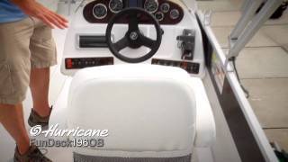 Hurricane FunDeck 196 OB Product WalkThrough [upl. by Ttik]