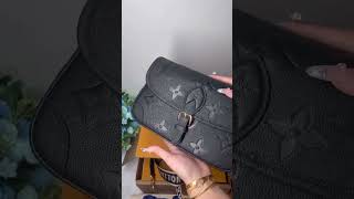 Unboxing Louis Vuitton Diane Monogram Emprinete Leather Black freefire luxurybags bestbag [upl. by Zirkle240]