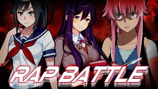 【RAP BATTLE】 The Yandere Rap Battle Part 1 [upl. by Noyk]